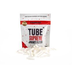 Tube 6mm Filter 50 Stk. - Strawberry